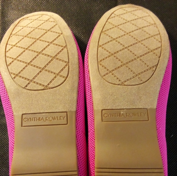 Cynthia Rowley - NWOT, Haisley Flats, 7 M,Pink Preppy #232231 Cushioned Insoles - Picture 9 of 15